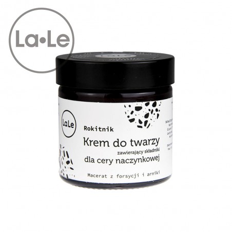 La-Le Rokitnikowy krem do twarz dla cery naczynkowej