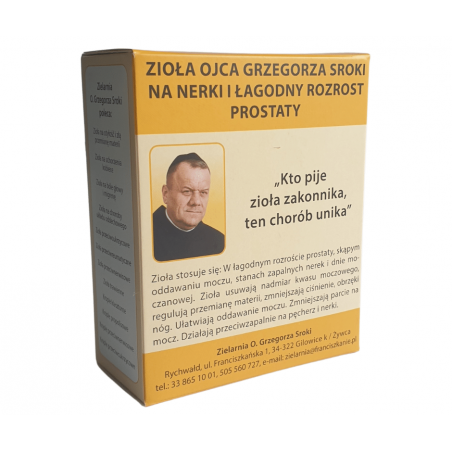 Zioła sypkie MĘSKIE PROSTATA- O. Grzegorz z Rychwałdu 120g - 1