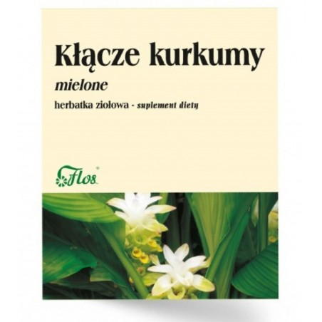 FLOS zioła sypkie KURKUMA KŁĄCZE 80g