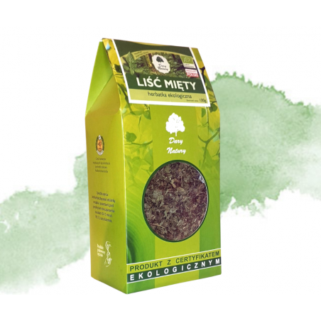 DARY NATURY Liść mięty - herbatka ekologiczna 100g
