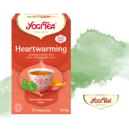 YOGI TEA Herbata Heartwarming- 17 torebek