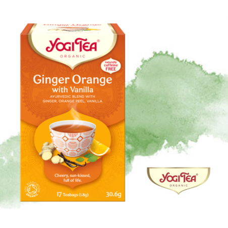 YOGI TEA Herbata Ginger Orange with Vanilla- 17 torebek YOGI TEA Herbata Ginger Orange with Vanilla- 17 torebek