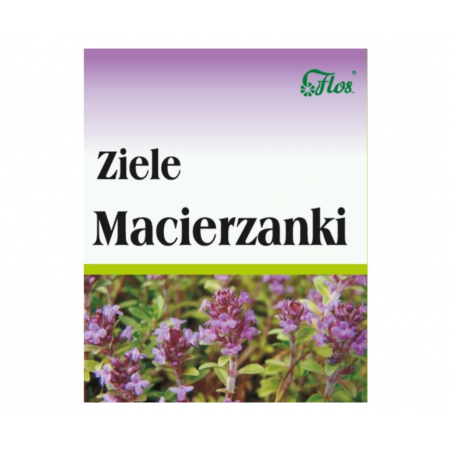 zioła sypkie MACIERZANKA ZIELE suplement diety 50g Flos zioła sypkie MACIERZANKA ZIELE suplement diety 50g Flos