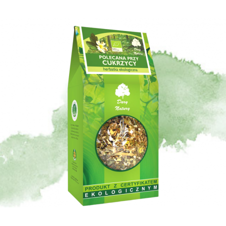 DARY NATURY Polecana przy cukrzycy- herbatka ekologiczna 150g