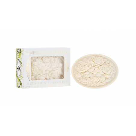 Saponificio Artigianale Fiorentino MYDŁO GELSOMINO JASMINE- jaśmin- 125g Saponificio Artigianale Fiorentino MYDŁO GELSOMINO JASMINE- jaśmin- 125g