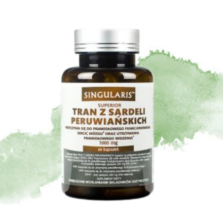 Tran z sardeli peruwiańskich -Singularis 60 kapsułek