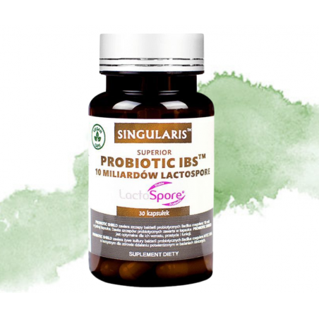 PROBIOTIC IBS™ 10 MLD LACTOSPORE® SUPERIOR- 30 kapsułek SINGULARIS