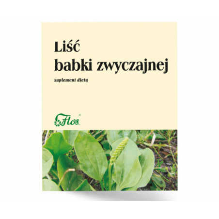 FLOS zioła sypkie BABKA ZWYCZAJNA LIŚĆ suplement diety 50g