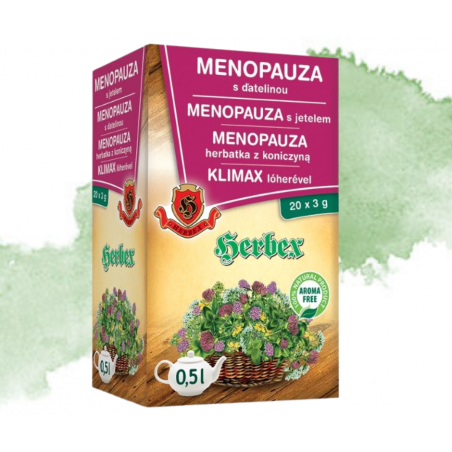 HERBEX  Menopauza z koniczyną. Herbata ziołowa 20 sztuk