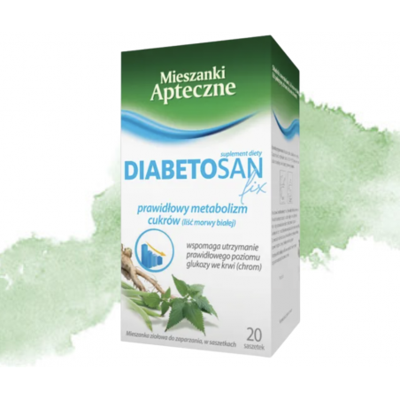 DIABETOSAN fix (metabolizm cukrów) Herbapol DIABETOSAN fix (metabolizm cukrów) Herbapol