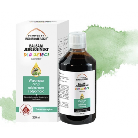 Balsam Jerozolimski dla dzieci 200ml Produkty Bonifraterskie