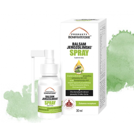 Balsam Jerozolimski Spray 30ml Produkty Bonifraterskie