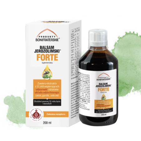 Balsam Jerozolimski Forte 200ml Produkty Bonifraterskie