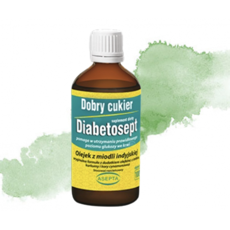Diabetosept Dobry Cukier. Olejek 100ml ASEPTA
