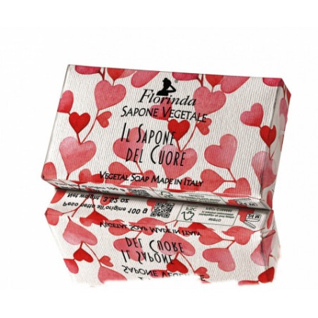 FLORINDA Włoskie Mydło Il Sapone Del Cuore Gałazki serduszek 100g FLORINDA Włoskie Mydło Il Sapone Del Cuore Gałazki serduszek 100g