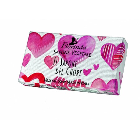 FLORINDA Włoskie Mydło Il Sapone Del Cuore Serce 100g