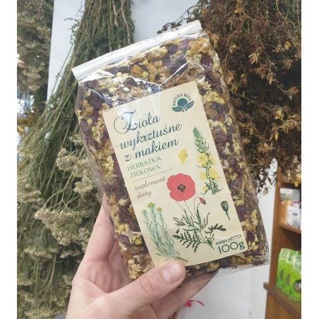 NATURA WITA Zioła wykrztuśne z makiem- herbata 100g