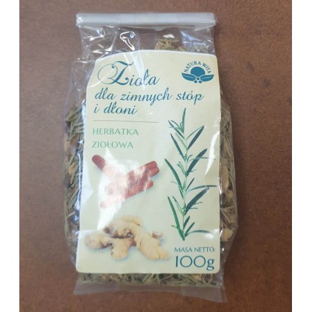 NATURA WITA Zioła dla zimnych stóp i dłoni- herbata 100g