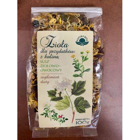NATURA WITA Zioła dla przydatków z kaliną- herbata 100g