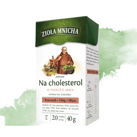 ZIOŁA MNICHA Na cholesterol. Herbata w torebkach.