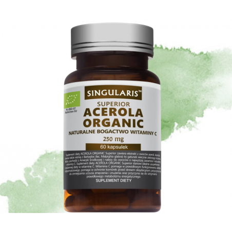 Acerola 250mg- 60 kapsułek SINGULARIS Acerola 250mg- 60 kapsułek SINGULARIS