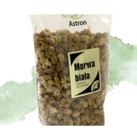 MORWA BIAŁA suszony OWOC 100g suplement diety ASTRON