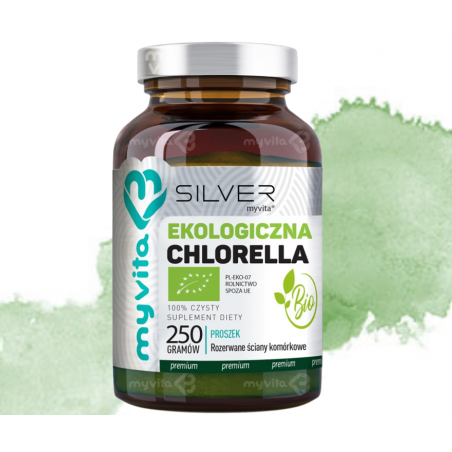 ekologiczna CHLORELLA Silver MyVita 250g