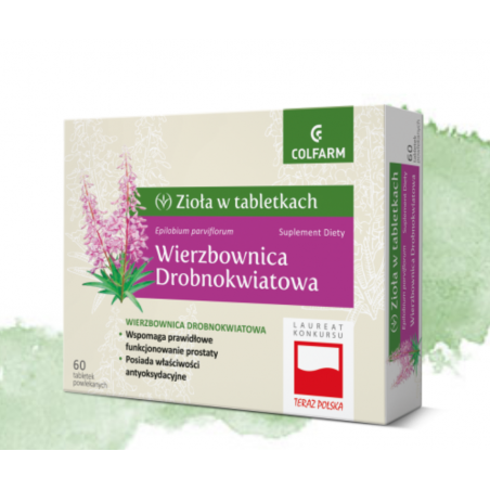 Wierzbownica Drobnokwiatowa- COLFARM zioła w tabletkach na prostatę