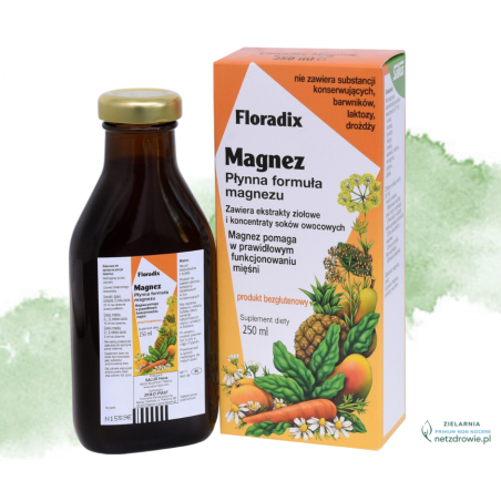 FLORADIX  Magnez. Suplement diety w płynie 250ml