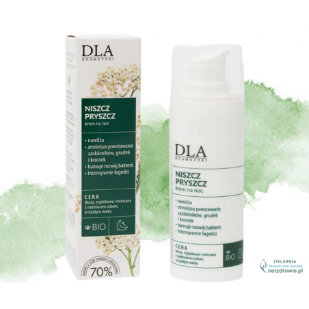 NISZCZ PRYSZCZ krem na noc DLA 30g