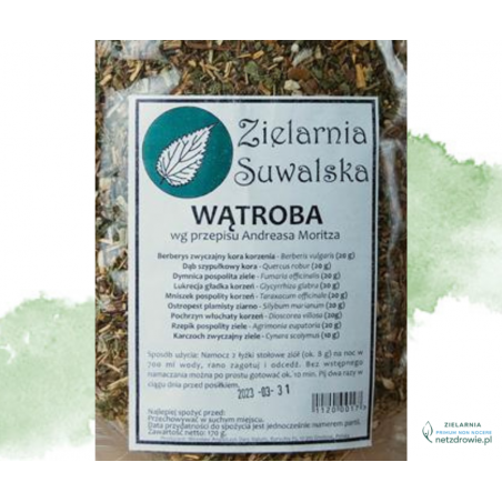 WĄTROBA mieszanka ziołowa wg przepisu Andreasa Moritza 170g
