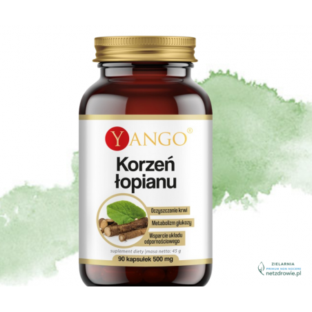 KORZEŃ ŁOPIANU ekstrakt YANGO 90 sztuk