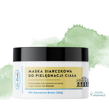 MASKA SIARCZKOWA do pielęgnacji ciała Dr Duda 500g