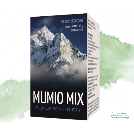 MUMIO Mix Suplement diety Sanbios 60 sztuk