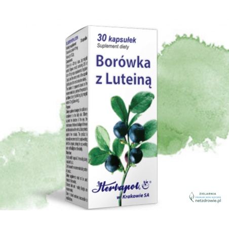 BORÓWKA Z LUTEINĄ 30 kapsułek Herbapol