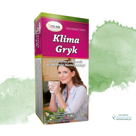 KLIMA-GRYK  Suplement diety. Herbata w fixie 60 sztuk