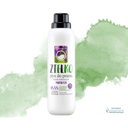 PŁYN DO PRANIA tkanin kolorowych MARAKUJA Zielko 1l Sylveco