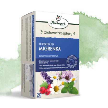 MIGRENKA Herbatka w fixie 20 sztuk Herbapol
