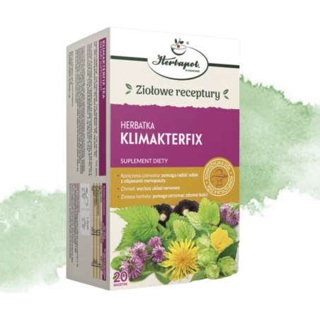 KLIMATERFIX herbatka ziołowa w fixie HERBAPOL 20 torebek