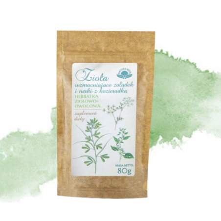 Zioła WZMACNIAJĄCE ŻOŁĄDEK I NERKI z kozieradką 80g