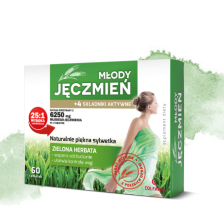 MŁODY JĘCZMIEŃ w tabletkach 60 sztuk COLFARM