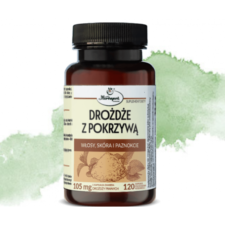 DROŻDŻE Z POKRZYWĄ 120 sztuk Herbapol DROŻDŻE Z POKRZYWĄ 120 sztuk Herbapol
