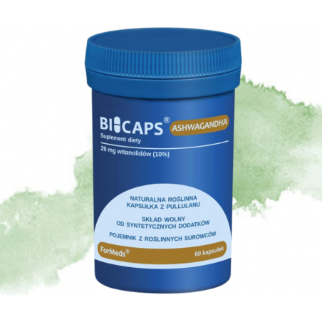 Bicaps ASHWAGANDA 60 kapsułek ForMeds