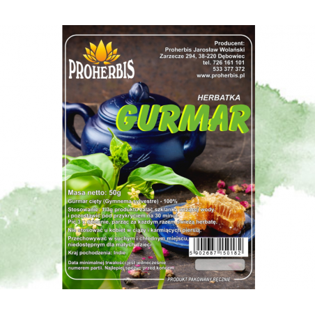 GURMAR herbatka 50g PROHERBIS