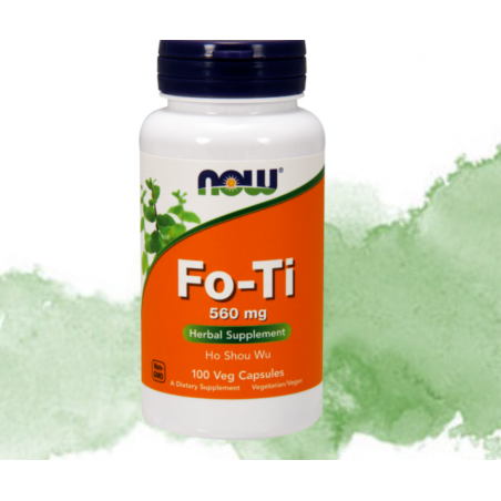 FO-TI 560mg (Rdest wielokwiatowy) suplement diety 100 kapsułek NOW