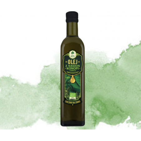 Olej z Nasion konopi 500ml EKO - Dary Natury 500ml DARY NATURY