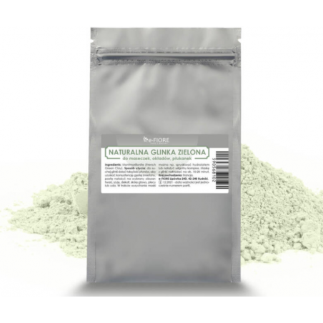 GLINKA ZIELONA do skóry z problemami- 100g - E-FIORE