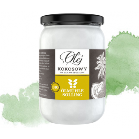 Ekologiczny tłoczony na zimno OLEJ KOKOSOWY 500ml