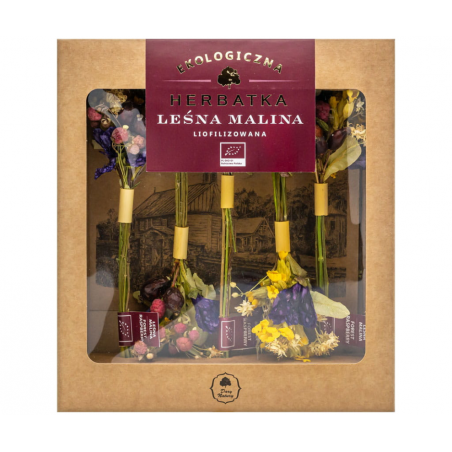 LEŚNA MALINA- herbatka liofilizowana - 5sztuk DARY NATURY