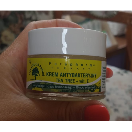 Krem antybakteryjny TEA TREE z olejkiem z drzewa herbacianego  45g - 1